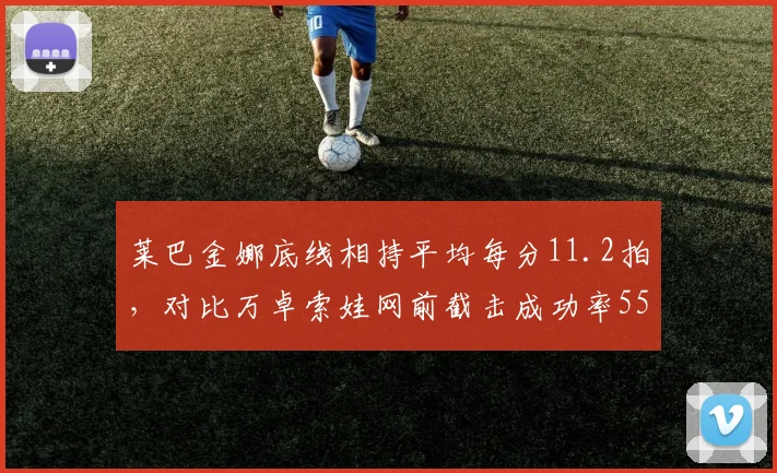 莱巴金娜底线相持平均每分11.2拍，对比万卓索娃网前截击成功率55%的战术博弈